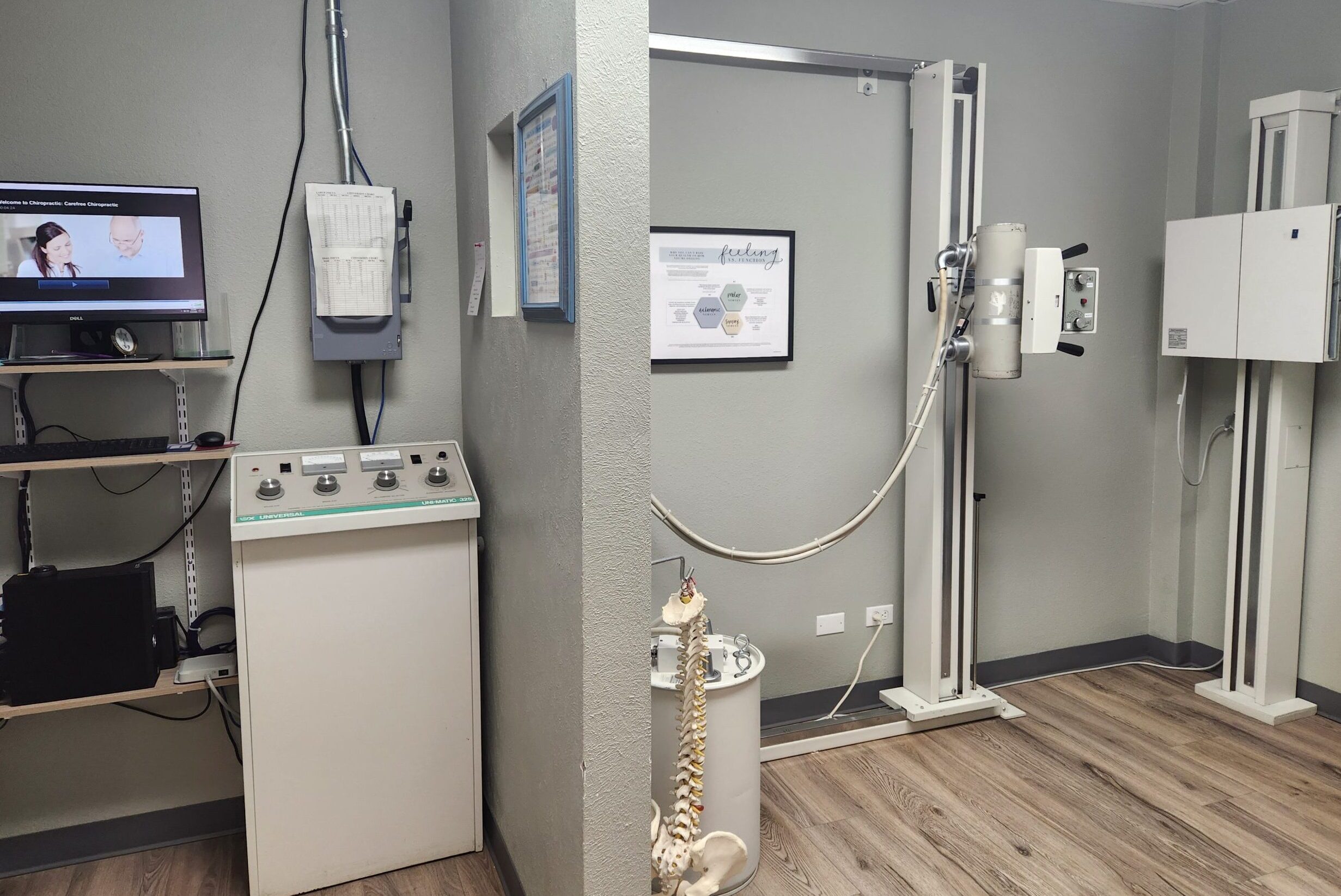 Carefree Chiropractic's digital X-ray suite